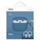 Uniq Nexo AirPods 4 + Ear Hooks Silicone case - blue