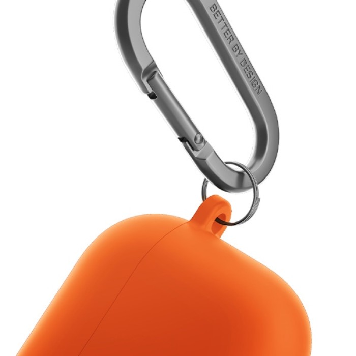 Uniq Nexo AirPods 4 + Ear Hooks Silicone case - orange