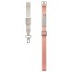 Uniq Vista 2-in-1 phone lanyard - peach and beige