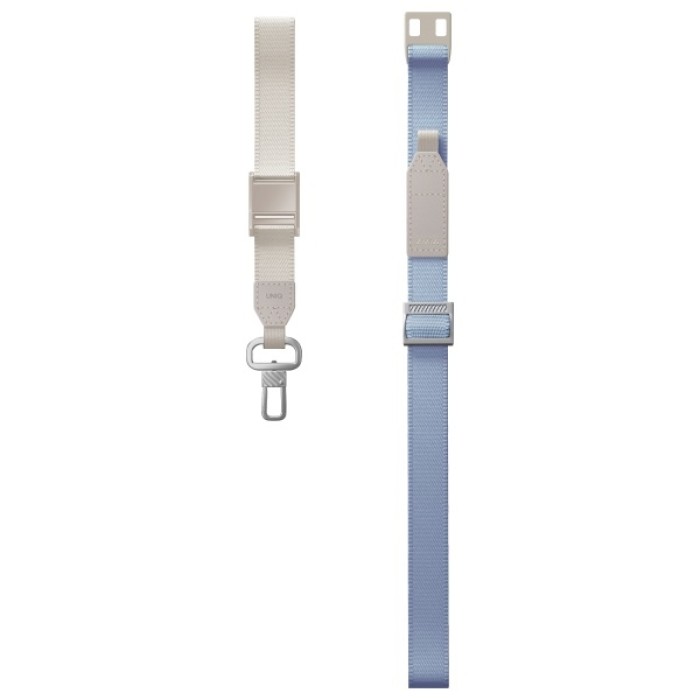 Uniq Vista 2-in-1 phone lanyard - blue and beige