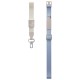 Uniq Vista 2-in-1 phone lanyard - blue and beige