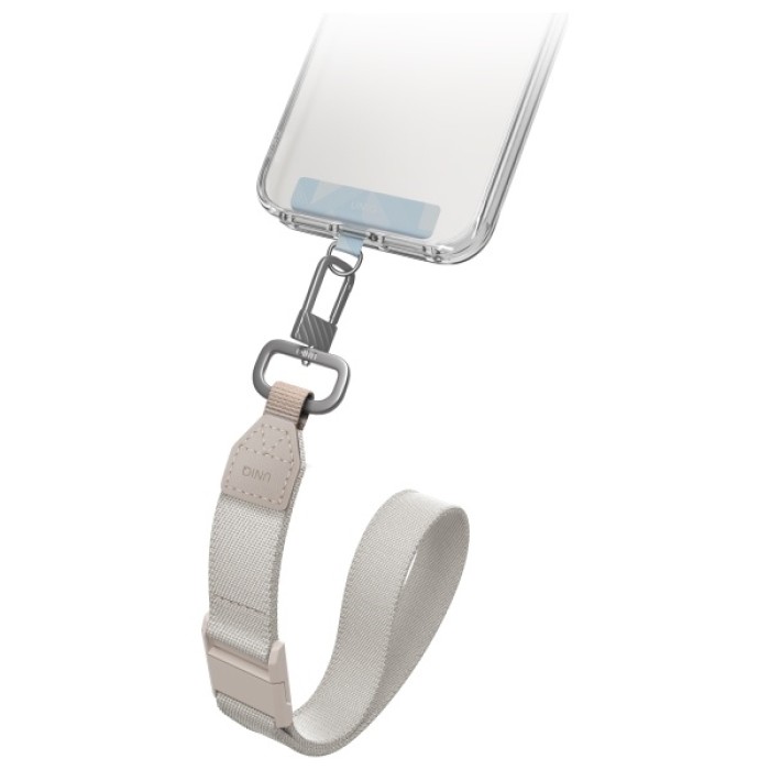 Uniq Vista 2-in-1 phone lanyard - blue and beige