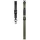 Uniq Vista 2-in-1 phone lanyard - green and black