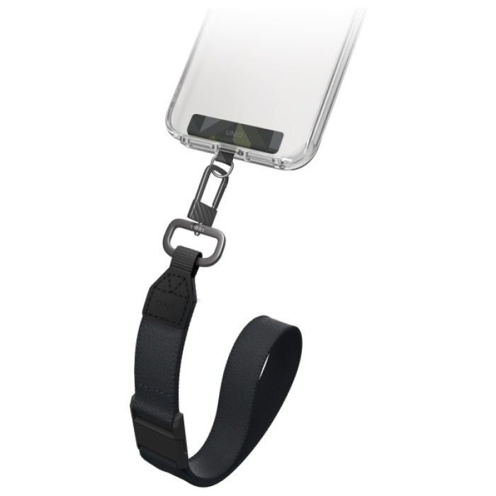 Uniq Vista 2-in-1 phone lanyard - green and black