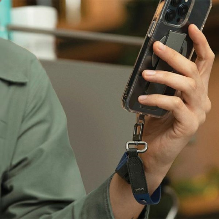 Uniq Vista 2-in-1 phone lanyard - navy blue
