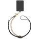 Uniq Coehl Caryne 3-in-1 Phone Lanyard with Card Wallet - Black