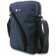 BMW Nylon Pockets &amp;amp; Metal Logo 10" Tablet Bag - Navy Blue