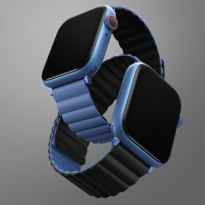 Uniq Revix Magnetic Strap for Apple Watch 42 / 44 / 45 / 49 mm - Blue-Black