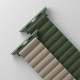 Uniq Revix Magnetic Strap for Apple Watch 42 / 44 / 45 / 49 mm - Green-Beige