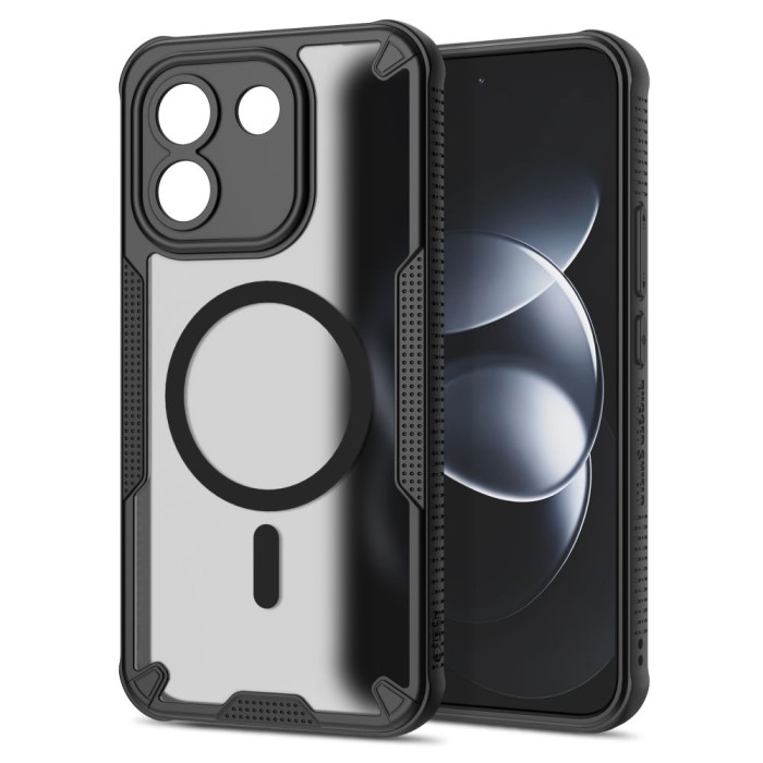 Tech-Protect Rugged Shield MagSafe Case for Xiaomi Redmi Note 17 Pro Max 5G - Matte Black