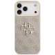 Guess 4G Big 4G Classic Logo Big Strap Metal Buttons Case for iPhone 18 Pro / 17 Pro - pink