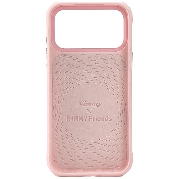 Nimmy Big Eyed Lying Ragnall Cat MagSafe Case for iPhone 18 Pro Max / 17 Pro Max - Pink