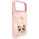 Nimmy Big Eyed Lying Ragnall Cat MagSafe Case for iPhone 18 Pro Max / 17 Pro Max - Pink