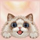 Nimmy Big Eyed Lying Ragnall Cat MagSafe Case for iPhone 18 Pro Max / 17 Pro Max - Pink