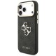 Guess 4G Big 4G Classic Logo Big Strap Metal Buttons Case for iPhone 18 Pro Max / 17 Pro Max - black