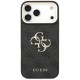 Guess 4G Big 4G Classic Logo Big Strap Metal Buttons Case for iPhone 18 Pro Max / 17 Pro Max - black