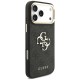 Guess 4G Big 4G Classic Logo Big Strap Metal Buttons Case for iPhone 18 Pro Max / 17 Pro Max - black