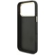 Guess 4G Big 4G Classic Logo Big Strap Metal Buttons Case for iPhone 18 Pro Max / 17 Pro Max - black