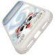 Nimmy Big Eyed Lying Silver Shaded Cat MagSafe Case for iPhone 18 Pro / 17 Pro - Gray