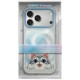 Nimmy Big Eyed Lying Silver Shaded Cat MagSafe Case for iPhone 18 Pro / 17 Pro - Gray