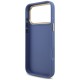Guess 4G Big 4G Classic Logo Big Strap Metal Buttons Case for iPhone 18 Pro Max / 17 Pro Max - blue