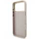 Guess 4G Big 4G Classic Logo Big Strap Metal Buttons Case for iPhone 18 Pro Max / 17 Pro Max - pink