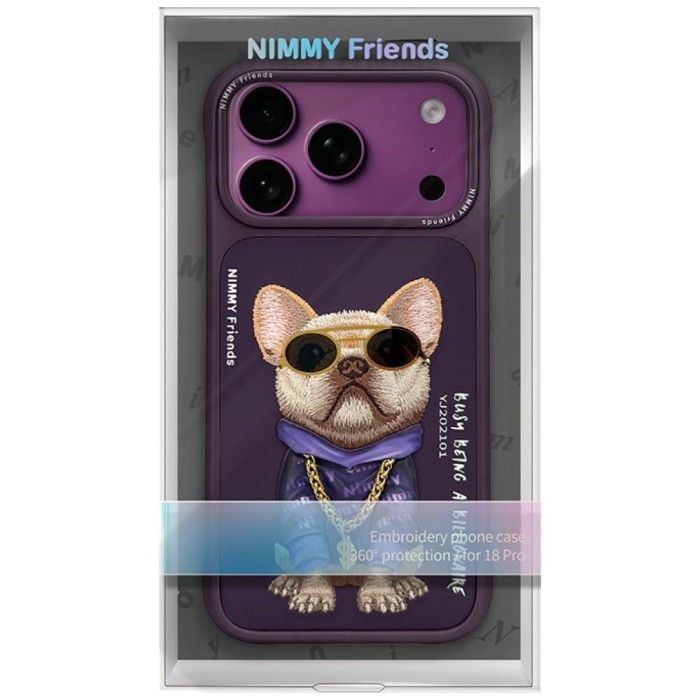 Nimmy Glasses Cool nag case for iPhone 18 Pro / 17 Pro - purple