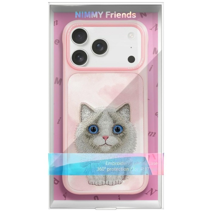 Nimmy Big Eyed Ragnall Case for iPhone 18 Pro / 17 Pro - Pink