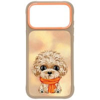 Nimmy Big Eyed Teddy Poodle Case for iPhone 18 Pro Max / 17 Pro Max - Brown