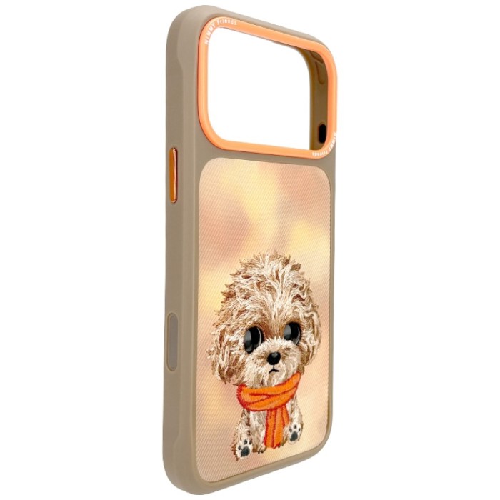 Nimmy Big Eyed Teddy Poodle Case for iPhone 18 Pro Max / 17 Pro Max - Brown