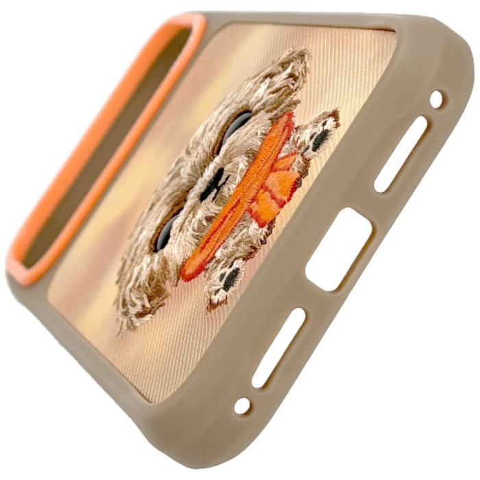 Nimmy Big Eyed Teddy Poodle Case for iPhone 18 Pro Max / 17 Pro Max - Brown