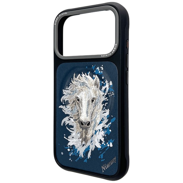 Nimmy the Horse MagSafe Case for iPhone 18 Pro Max / 17 Pro Max - Navy Blue