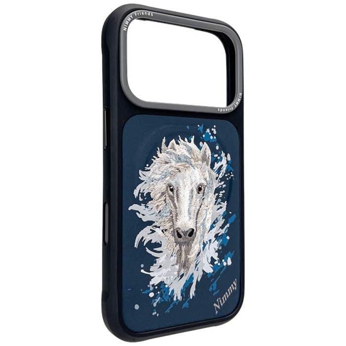 Nimmy the Horse MagSafe Case for iPhone 18 Pro Max / 17 Pro Max - Navy Blue