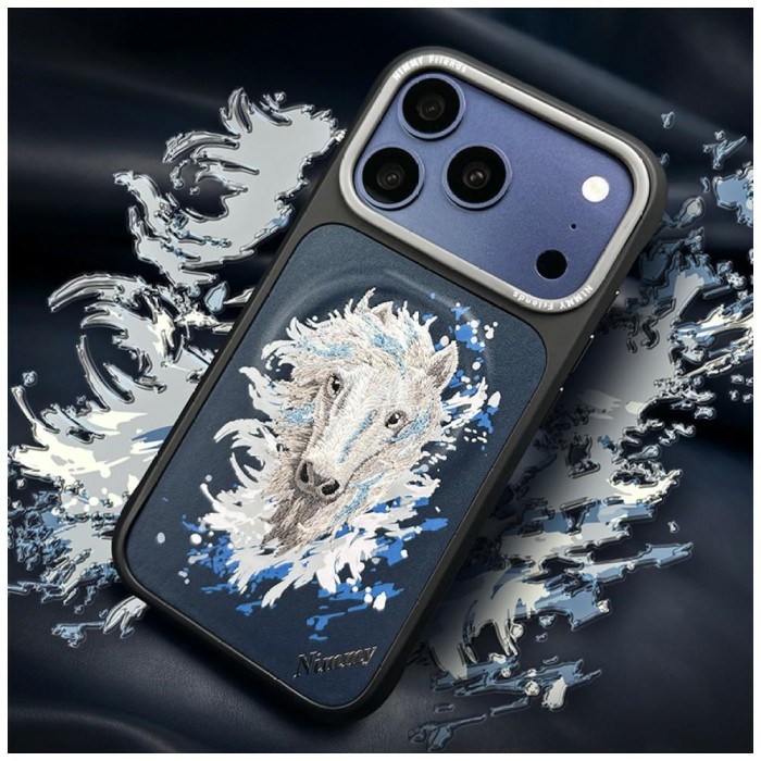 Nimmy the Horse MagSafe Case for iPhone 18 Pro Max / 17 Pro Max - Navy Blue