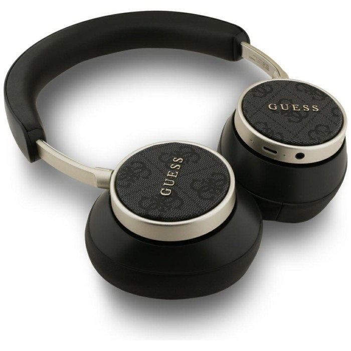 Guess Bluetooth 4G Classic Logo Wireless On-Ear Headphones - Black