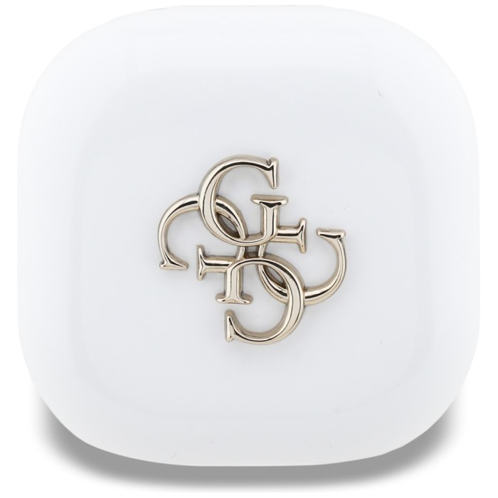 Guess 4G Metal Logo TWS wireless headphones - white