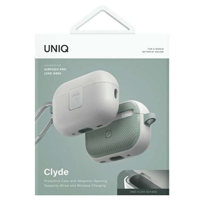 Uniq Clyde Lock Case AirPods Pro 2 - White and Green