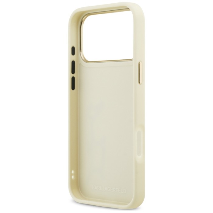 Karl Lagerfeld Karl Script Logo Case for iPhone 17 Pro Max - Beige