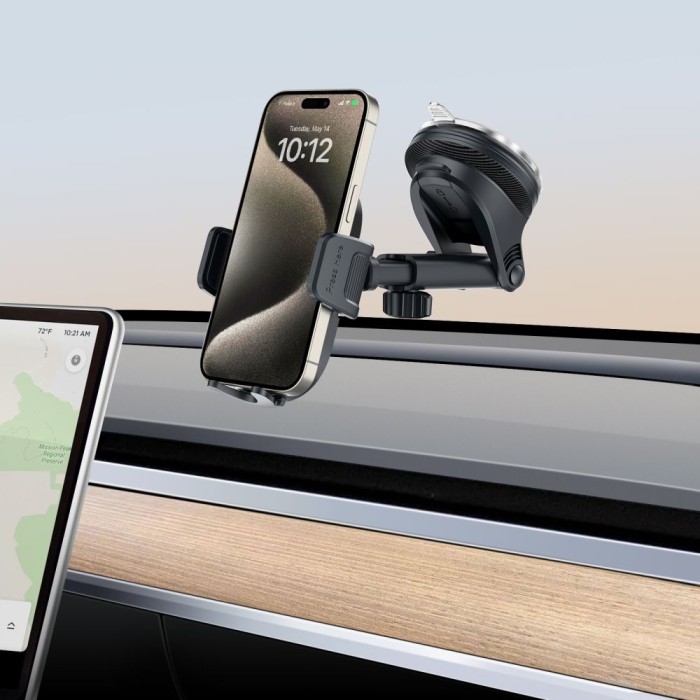 Tech-Protect V3 Car Holder for Dashboard, Windshield or Air Vent Mount - Black