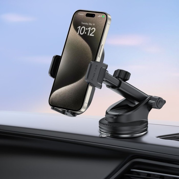 Tech-Protect V3 Car Holder for Dashboard, Windshield or Air Vent Mount - Black