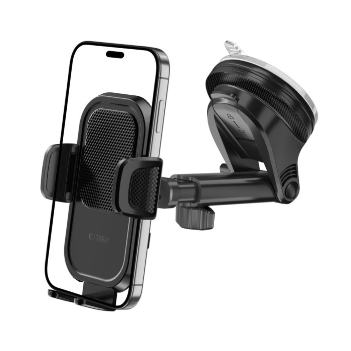 Tech-Protect V8 Car Holder for Dashboard, Windshield or Air Vent Mount - Black