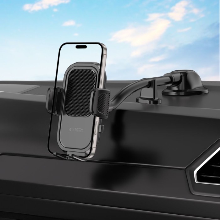Tech-Protect V8 Car Holder for Dashboard, Windshield or Air Vent Mount - Black