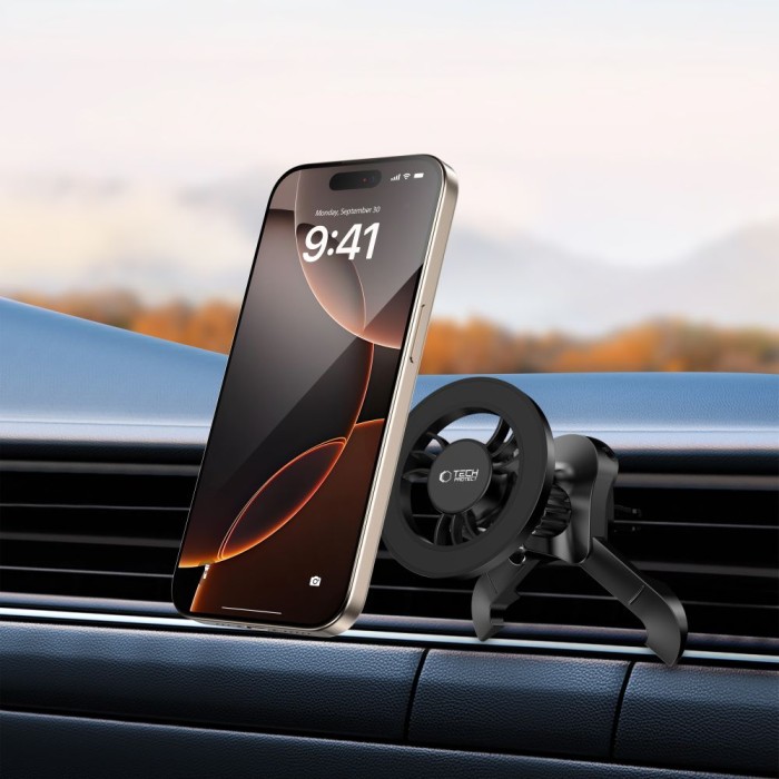 Tech-Protect N56 Magnetic MagSafe Car Air Vent Mount Holder - Black