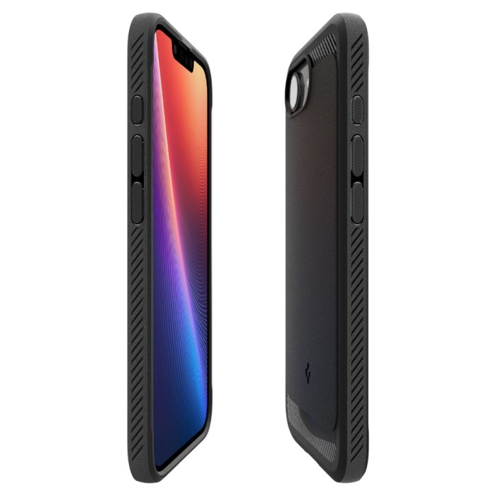 Spigen Rugged Armor MagSafe case for iPhone 16e / 17e - black