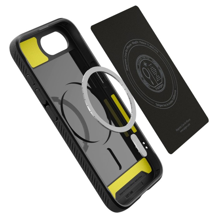 Spigen Rugged Armor MagSafe case for iPhone 16e / 17e - black