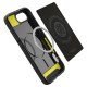 Spigen Rugged Armor MagSafe case for iPhone 16e / 17e - black