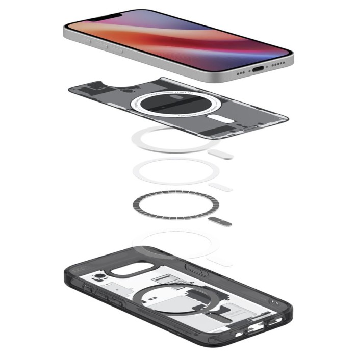Spigen Ultra Hybrid MagSafe Case for iPhone 16e / 17e Zero One - Black