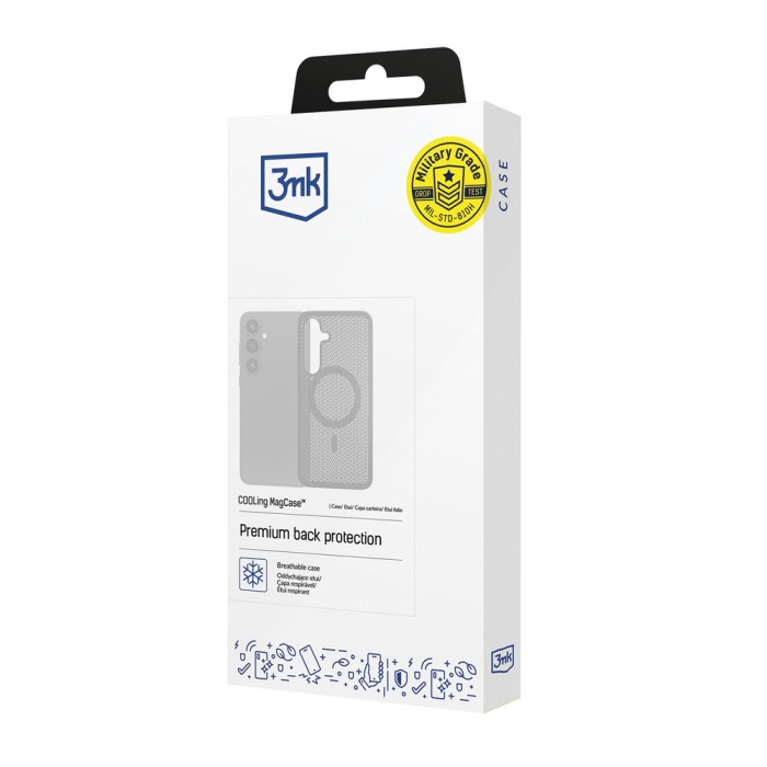 3mk COOLing MagCase for Samsung Galaxy S25+ - black