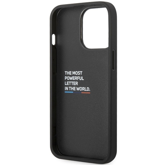 BMW Bi Pattern Case for iPhone 14 Pro 6.1" - Black