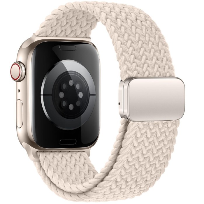 Tech-Protect Nylonmag Strap for Apple Watch 4 / 5 / 6 / 7 / 8 / 9 / SE (38 / 40 / 41 mm) - Beige